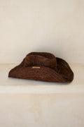 PALMS RAFFIA COWBOY - BROWN (PRE-ORDER)