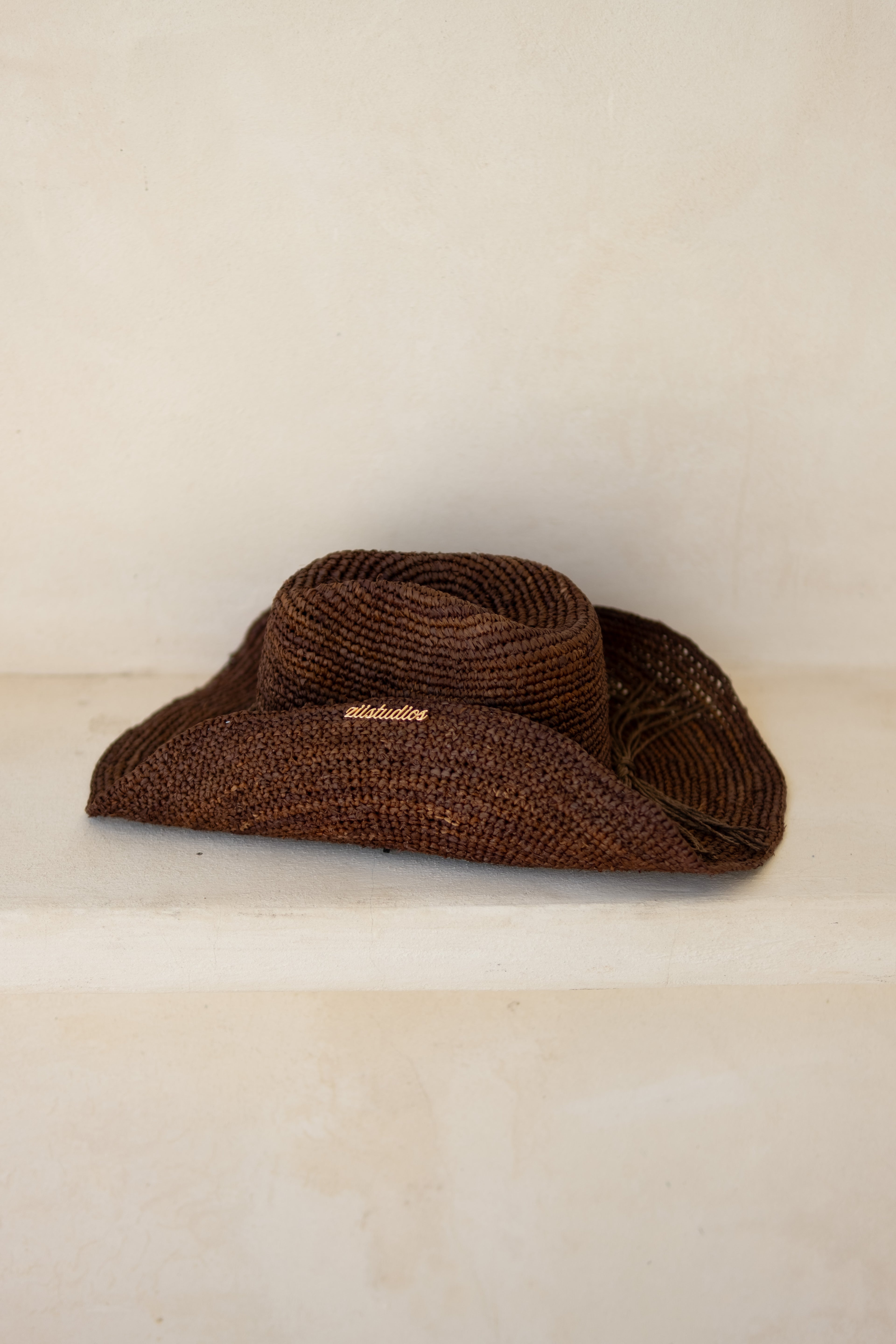 PALMS RAFFIA COWBOY - BROWN (PRE-ORDER)