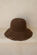 POOLSIDE RAFFIA SUN HAT - BROWN (PRE-ORDER)