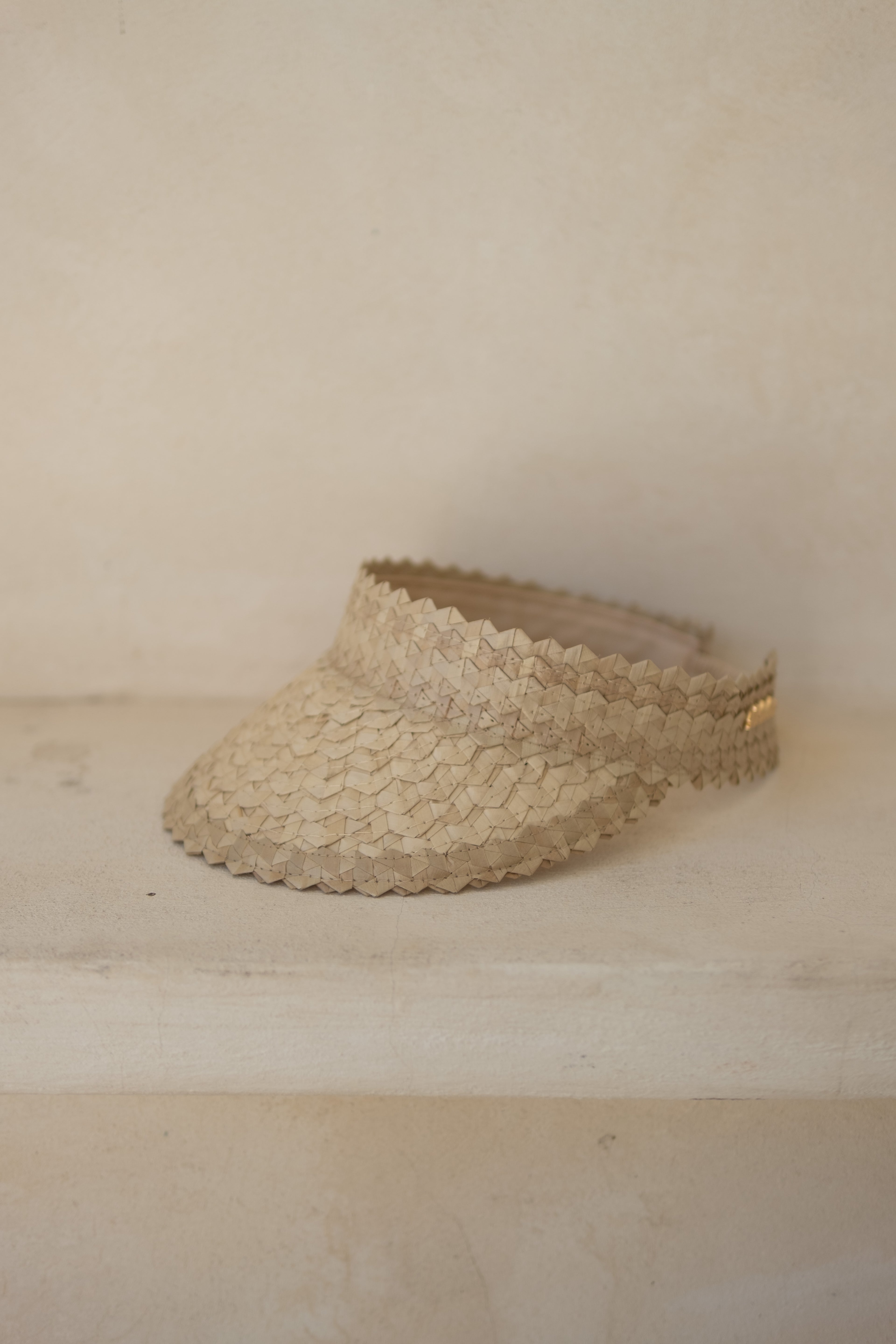 ZII STRAW VISOR - NATURAL SAND (PRE-ORDER)