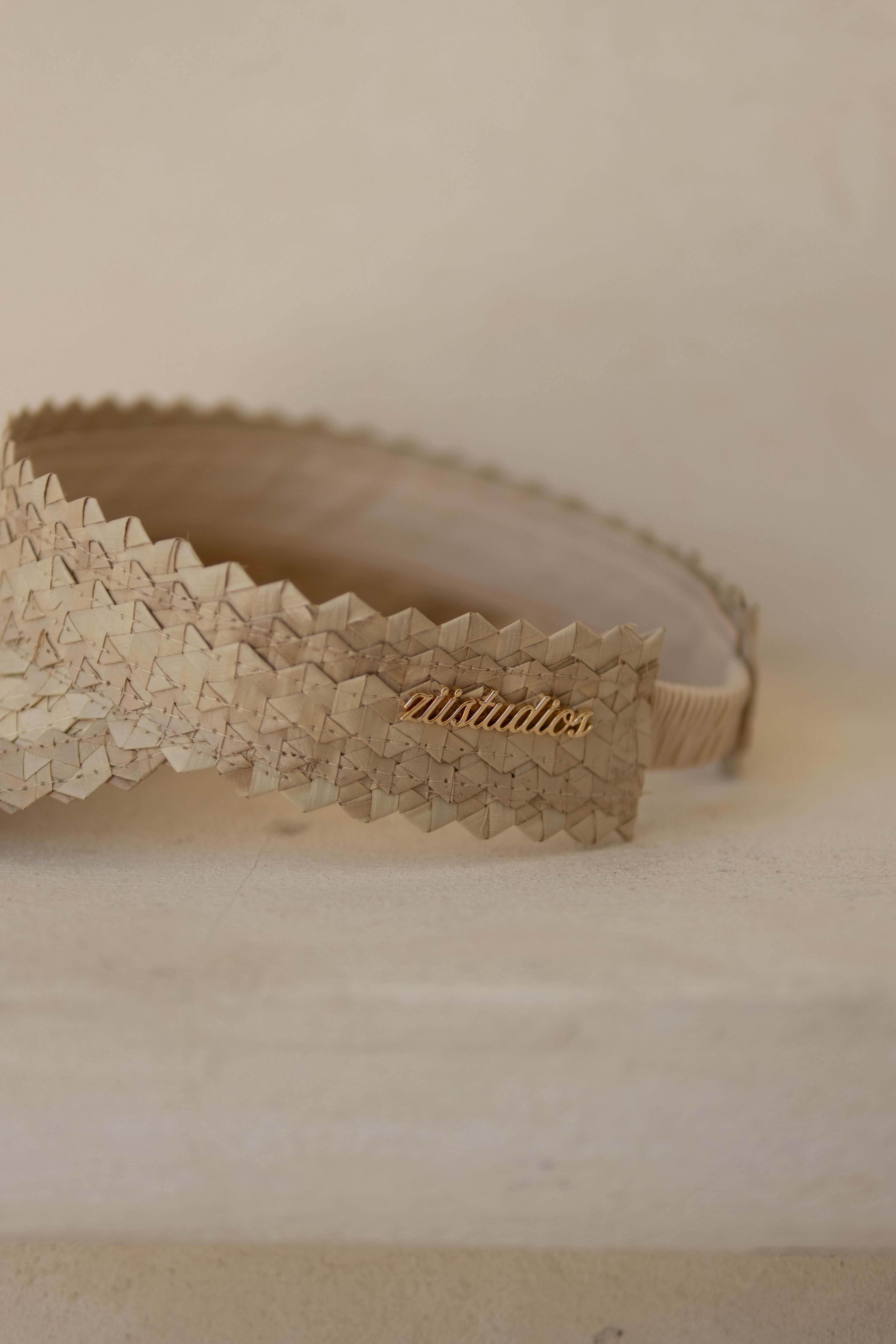 ZII STRAW VISOR - NATURAL SAND (PRE-ORDER)