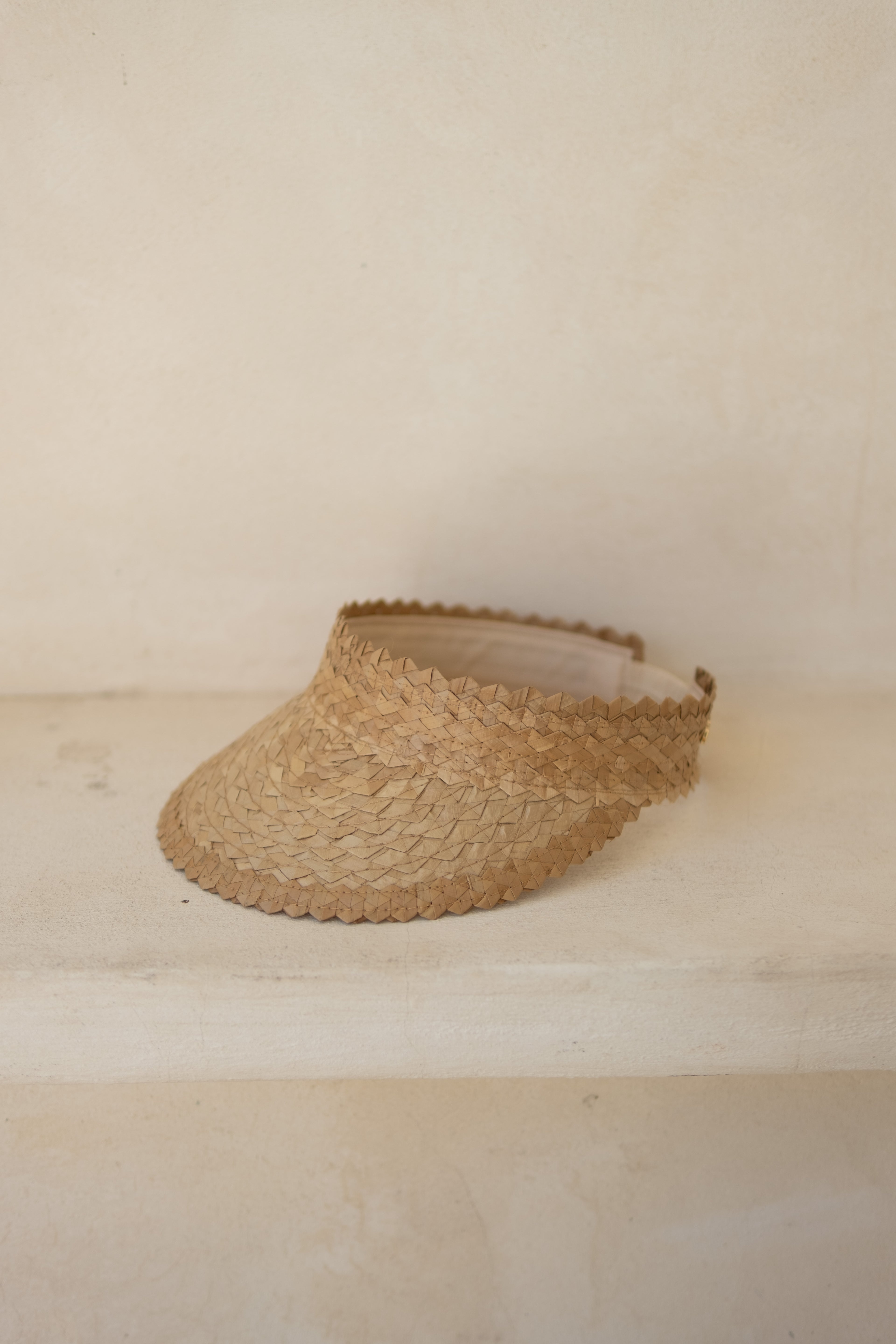 ZII STRAW VISOR - NATURAL WHEAT (PREORDER)