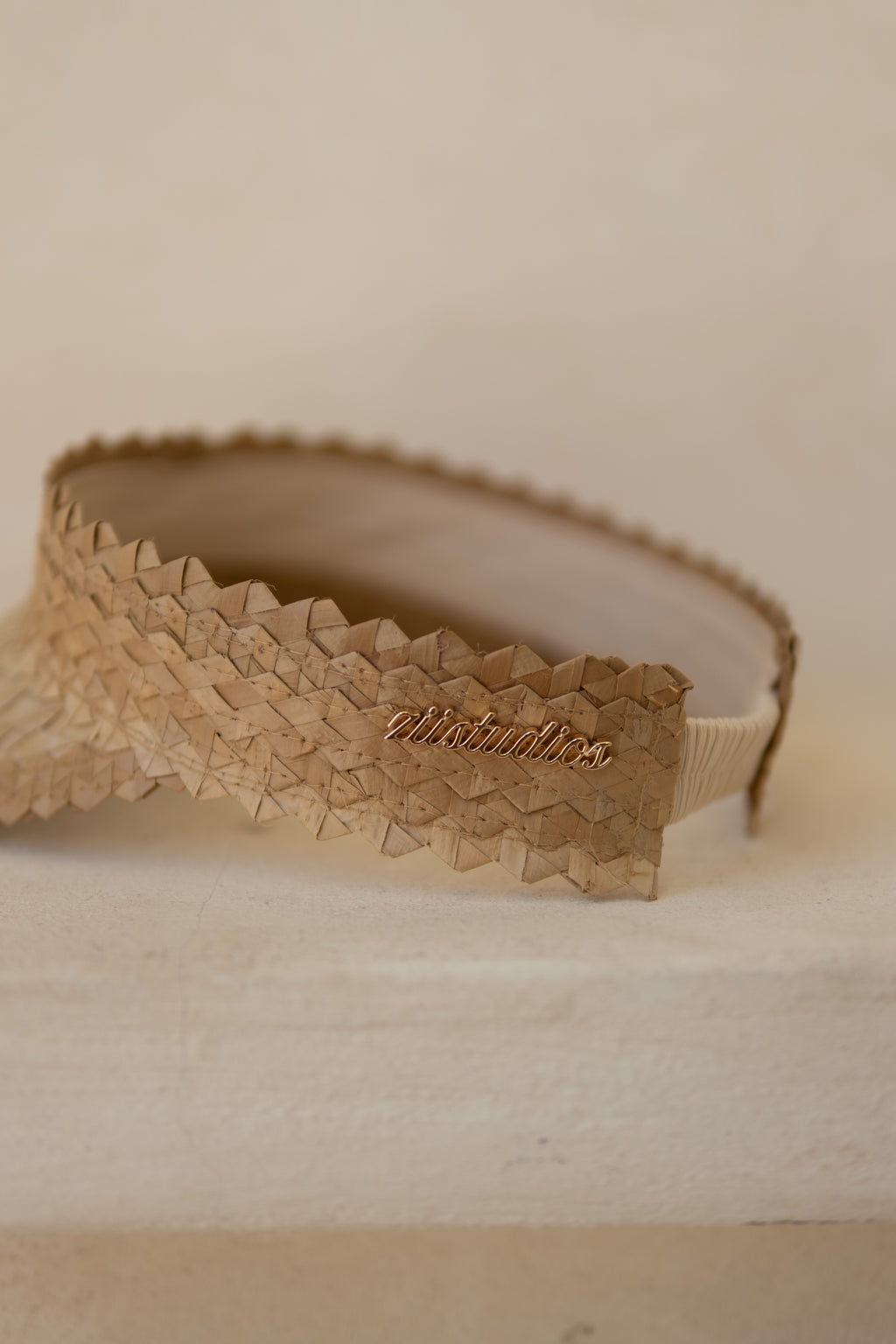 ZII STRAW VISOR - NATURAL WHEAT (PREORDER)