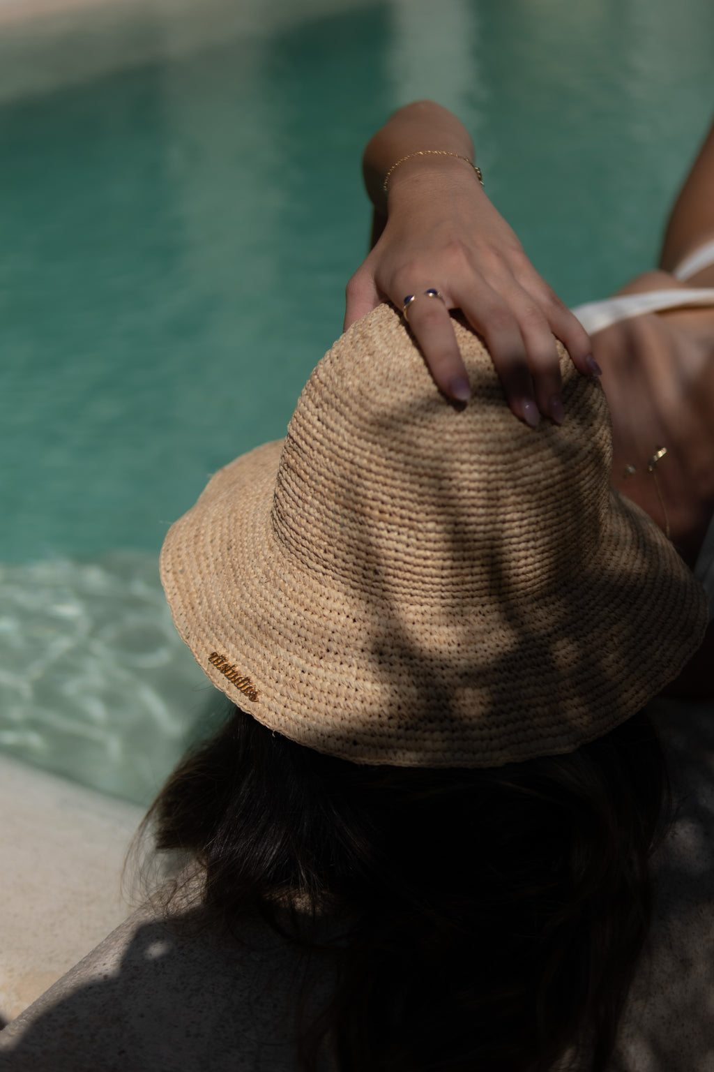 POOLSIDE RAFFIA SUN HAT - NATURAL (PRE-ORDER)